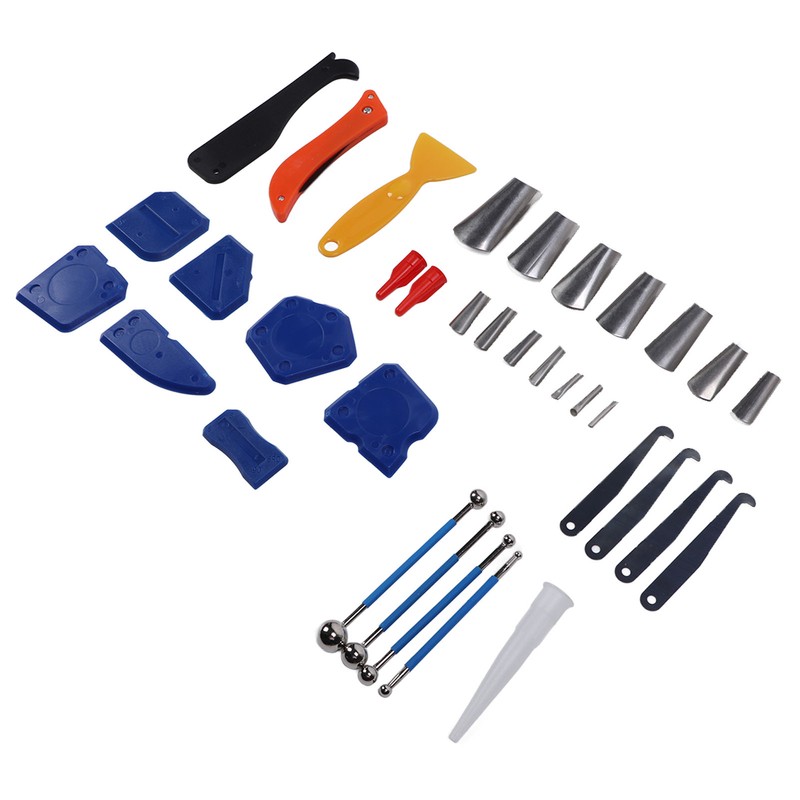Caulking Finishing Tool Scraper Blade Saw Nozzle Glass Sealant Finishing