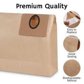 Replacement Dust Bags for Airthereal T1 Plus Vacuum Automatic Dustpan - 5 Pack, 4.7L Each, Easy Installation, Hygienic Dust-Proof Design, Perfect Refill Accessory for T1 Plus