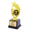 MVP Trophy 6 Inches Acrylic Most Valuable Player Trophy Award