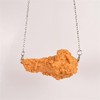 Hanmade Simulation Fried Chickens Pendant Necklace Funny Creative Resin Simulation