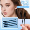 LOPHE 200PCS Disposable Eyelash Brushes, Mascara Eyelash Wands Brush Spoolies