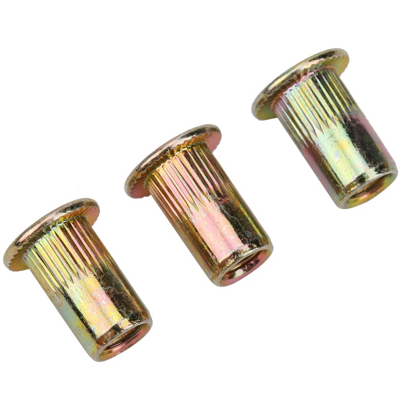 150pcs M4 Color Zinc Plating Rivet Nuts Quick Riveting Automobiles