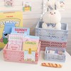 Plastic Baskets for Desk Organizing, Drawer Organizer, 2 Medium+2 Small