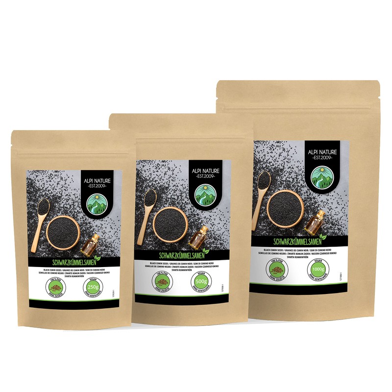 Whole black cumin (250g, 8.8 oz), Nigella seeds, Kalonji, 100%