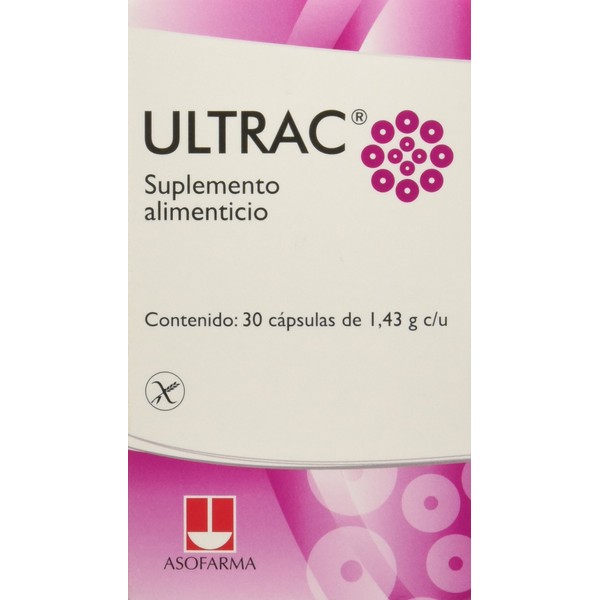 Ultrac Supl Alim Cap C30, Pack of 1