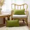 Home Brilliant Pillow Cover 12x20 Waterproof Green Throw Pillow Covers
