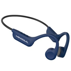 MONODEAL Knochenschall Kopfhörer Bluetooth 5.3 Open Ear Kopfhörer, Typ-C Ladeanschluss, IPX6 wasserdichte Knochenschall Kopfhörer, Bone Conduction Headphones für Läuft Fitness