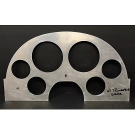 Dolphin Gauges 1957 Thunderbird 6 Gauge Dash Panel T-Bird Insert PC