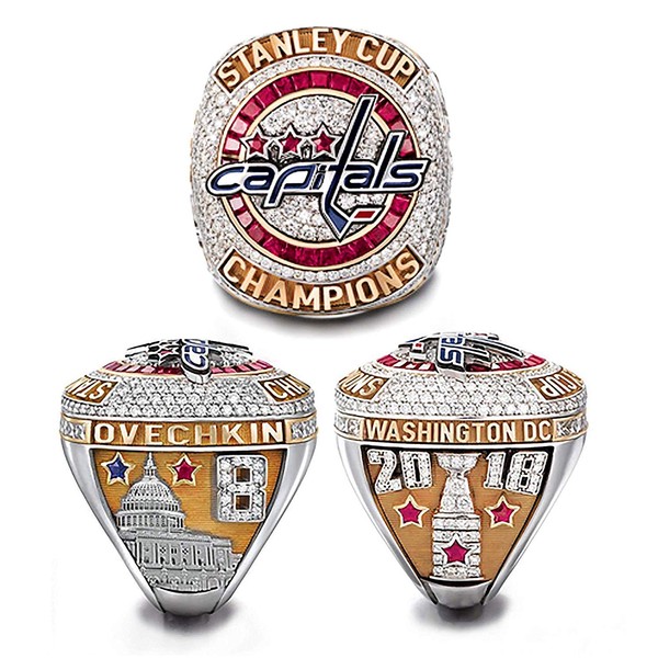 MVP Ovechkin 2018 WSH Capitals World Champions Replica Ring with