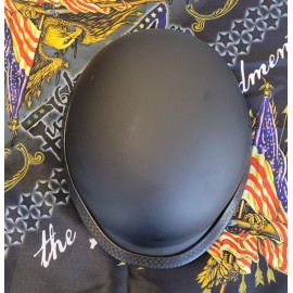 Daytona Helmet Skull Cap GERMAN-DULL BLACK Motorcycle Helmet L [Brand New]