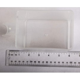 Omega 8006 Juicer Replacement Bowl Set - Pulp and Juice Collection Plastic Clear Containers Cup (1 Recatngle Bowl)