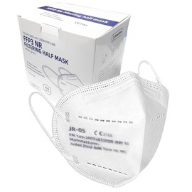 Nationwide Paper FFP3 NR - Flat Filtering Half Mask (Pack of 20), Individually Packed in PE Bag (2)