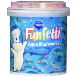 Pillsbury Aqua Blue Funfetti Frosting, 15.6 Oz