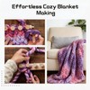 46 Inch Chunky Blanket Loom, Wooden Hand Knitting Loom for