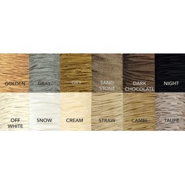 Chain and Cord Cover CoverEase Fabric Chandelier Chain Cover 6 ft Long Grey