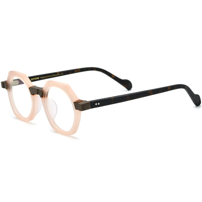 HEPIDEM - anteojos de acetato multicolor mate para mujer, estilo