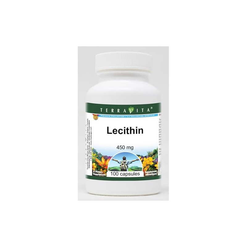 Lecithin - 450 mg (100 Capsules, ZIN: 101392)