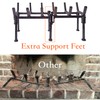 TAFIEDA Fireplace Log Holder. 18 Inches Heavy Duty Solid Steel