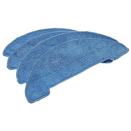 vhbw Mop Cloth Set (4 Pieces) Compatible with Bagotte BG700, BG800, BG600, BG600MAX, BG750 Mop Robots, Cleaning Robot - 4 x Wipes