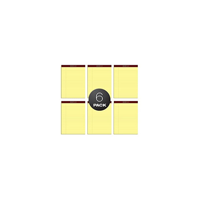 Tops Docket Gold Writing Pads, 8-1/2" x 11-3/4", Legal Rule,