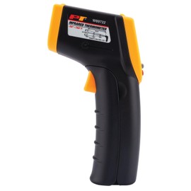 Performance Tool W89722 Non-Contact Digital Laser Infrared Thermometer, Orange and Black With 12:1 Spot Ratio