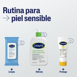 CETAPHIL® Toallitas Faciales Ultra Suaves, Eliminan Impurezas y Maquillaje, Sin Resequedad, 25 unidades, Todo Tipo de Piel, Piel Sensible