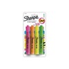 Sharpie® Tank Resaltador/Marcador de Texto, Punta Cincel/Biselada, Surtidos, 4 Piezas,