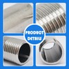 2pcs 60mm/2.36inch Length,G1/2" Male X G1/2" Male Thread Nipple Pipe