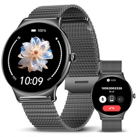 SOUYIE 2025 Smart Watches for Men Women, with Bluetooth Make/Answer Call, 1.43" AMOLED Display Fitness Tracker, Heart Rate/SpO2/Sleep Monitor, 100+ Sports Modes, IP67 Waterproof Smartwatch for Android iPhone