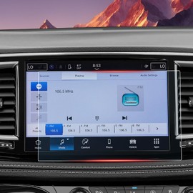 ASZSK For Glossy Tempered Glass 2021 2022 2023 2024 2025 2026 Chrysler Pacifica 10.1 Inch Touchscreen Screen Protector - Pacifica (Touring/Touring L/Limited/Pinnacle/Select) Accessories