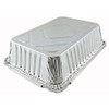 Pactogo 2 1/4 lb. Oblong Deep Aluminum Foil Take-Out Pan