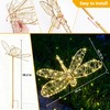 Flacchi Solar Garden Lights Outdoor Waterproof - Dragonfly Decor with