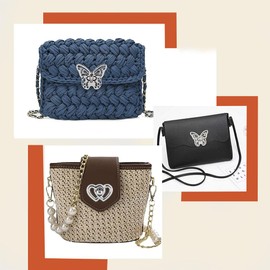 PLABBDPL Pack of 2 Closure Lock for Bag, Lock for Bags, Twist Lock for Handbags, Bag Closure, Twist Lock, for Leather Bag, Purse, Purse DIY