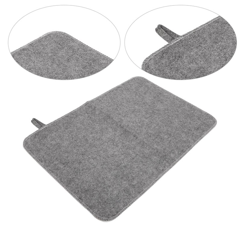 Felt Sauna Mat, Water Absorption, Heat Insulation, Durable Felt Material,