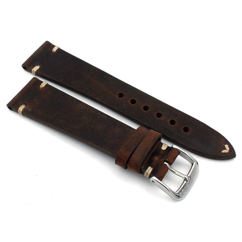 Rios1931 Sagittarius Vintage Cowhide Leather Watch Strap Handmade in Germany