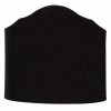 Upgradelights Black Silk 6 Inch Wall Sconce Shield Lamp Half