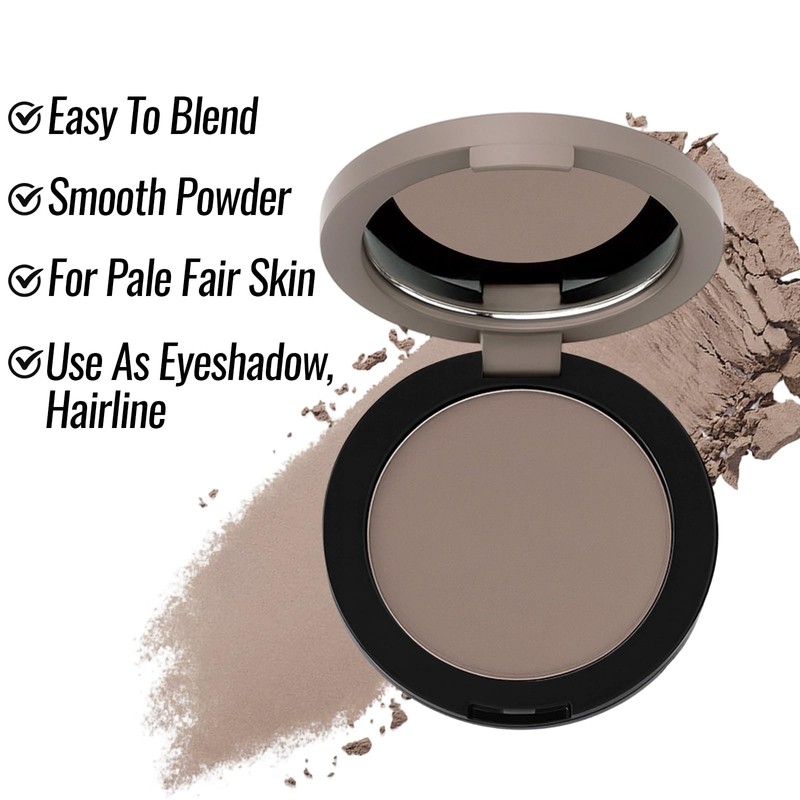 Cool Toned Contour Palette with Mirror, Taupe Grey Contour Powder