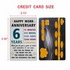 Richesele 6 Years Work Service Card - Thank You 6