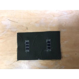 US ARMY WARRANT OFFICER 3 SEW ON PATCH BDU SHIRT OD RANKS WOODLAND CAMO UNIFORM