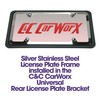 C&C Car Worx Front and Rear License Plate Brackets and