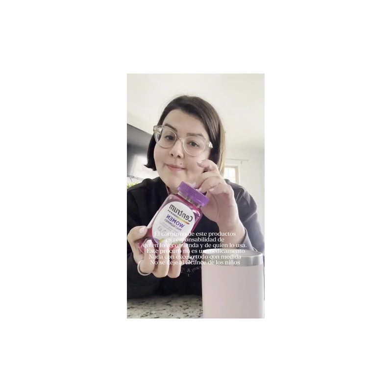 Multivitaminico Centrum Para Mujer Sabor Frutas 100 Gomitas