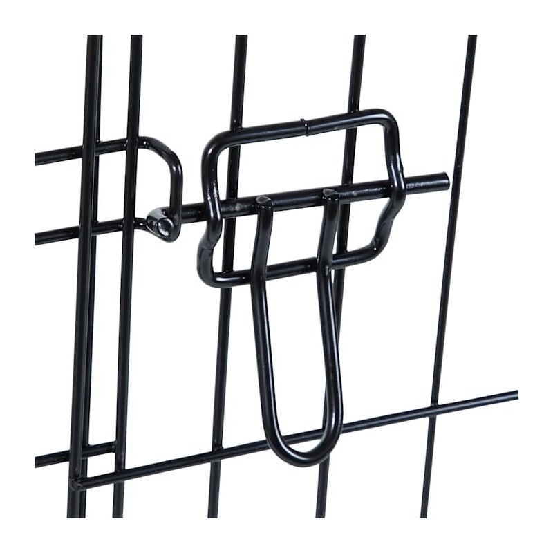 EveryYay Essentials Adjustable Exercise Black Pen for Dogs, 48" H