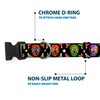 Buckle-Down Plastic Clip Collar - Colorful Calaveras Black/Multi Color -