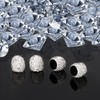 SAVITA 4pcs Ventilschaftkappen Strass Reifen Ventilkappen, Bling Luftdichte Dichtung für