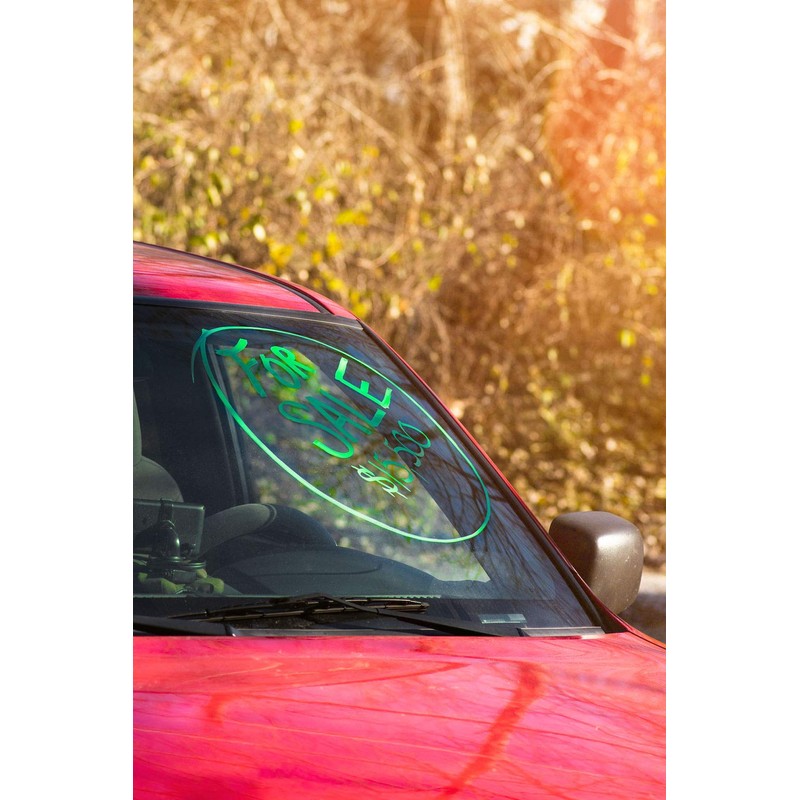 RAINBOW CHALK MARKERS LTD LARGE GREEN AUTO MARKER - REMOVABLE