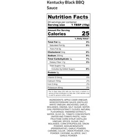 Premium | Kentucky Black BBQ Sauce | Crafted in Small Batches | 12 fl. oz. Flavor Lock Bottle | Dark, smoky, and full of bite!