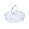 sourcing map Rubber Sink Plug, Clear Drain Stopper Fit 2-1/8"