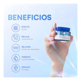 Mist Jewel Crema Tens Facial Postbióticos Marinos Ácido Hialurónico Caviar Verde Q10 Tensora Efecto Lifting Hidratante Cuidado Uso Día Noche Skin Care