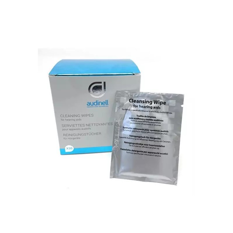 MG Development Audinell Cleaning Wipes - 30 Individually Wrapped Wipes