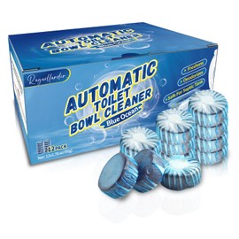 Ragaillardir Ultra-Clean Toilet Bowl Cleaner Tablets for Deodorizing, Descaling & Stain Removal - Long-Lasting Blue Tablets with Sustained-Release Technology (12 Packs, Blue(Ocean))